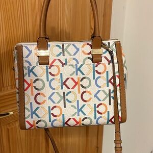 Calvin Klein Colorful Logo Satchel